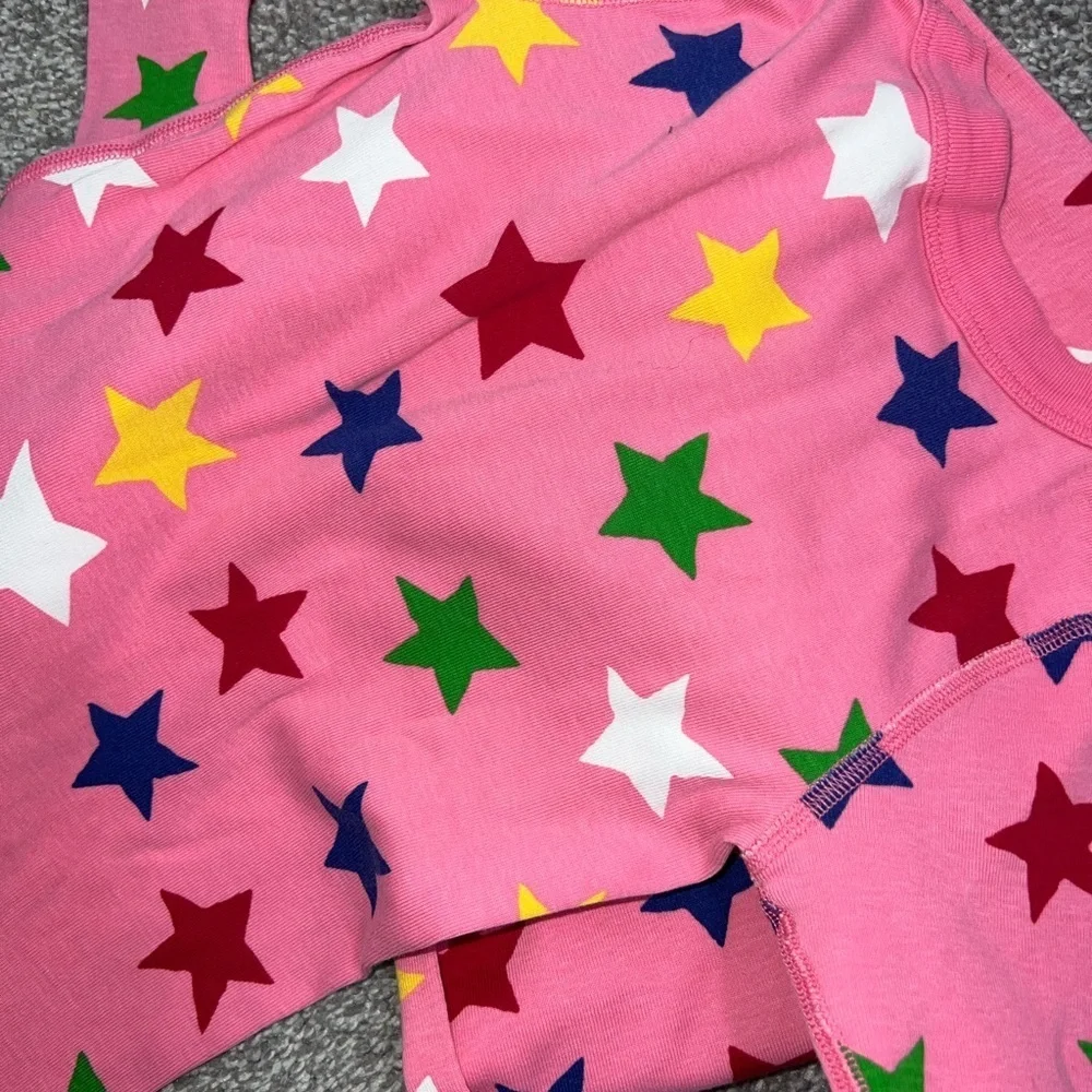 Hanna Andersson Colorful Star Kids Pajamas size 6-7 years